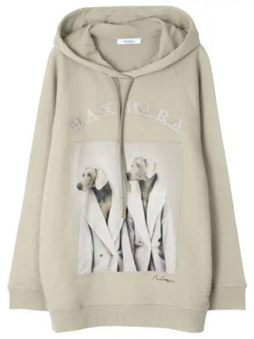 Lilo cotton hoodie women - MAX MARA - BALAAN 1