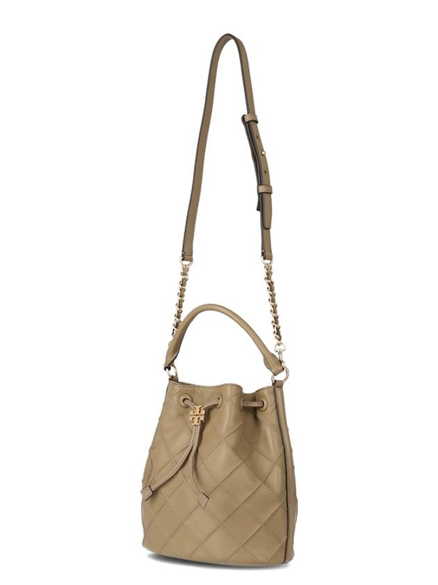 Flaming Large Soft Bucket Bag Beige - TORY BURCH - BALAAN.