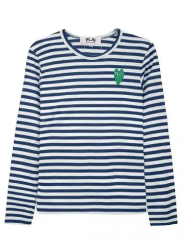 Striped Logo Long Sleeve T Shirt Men - COMME DES GARCONS - BALAAN 1