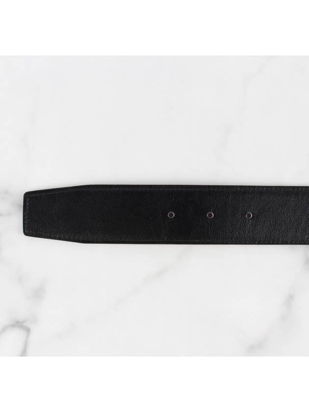 Double sided belt black orange - HERMES - BALAAN 4