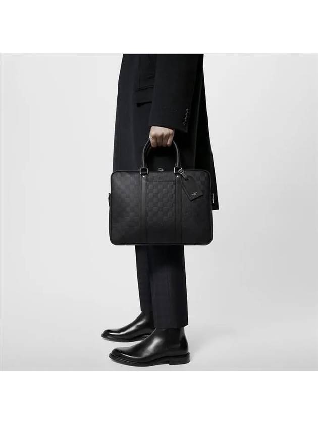 Porte Documents Voyage PM Brief Case Black - LOUIS VUITTON - BALAAN 10