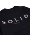 Solid Embroidery Sweatshirt Black - SOLID HOMME - BALAAN 8