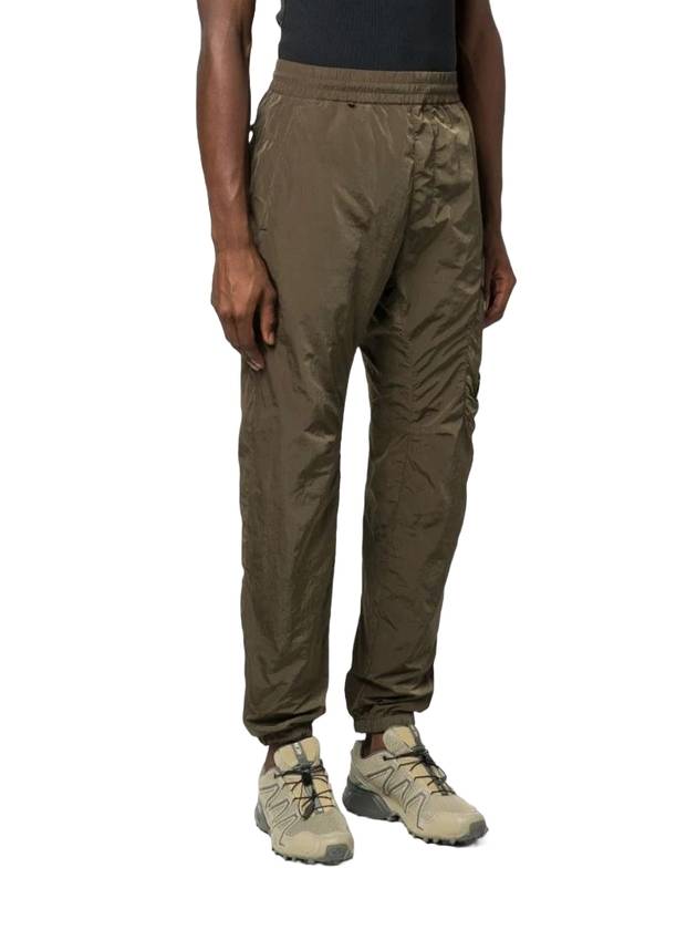 Lens Wappen Technical Cargo Track Pants Green - CP COMPANY - BALAAN 1