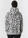 star camo Hoodie sweatshirt White Overfit - AOX - BALAAN 5