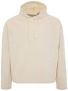 Drop Shoulder Cotton Hoodie Ivory - LEMAIRE - BALAAN 2