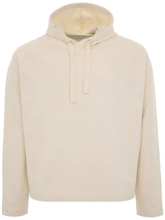 Drop Shoulder Cotton Hoodie Ivory - LEMAIRE - BALAAN 2