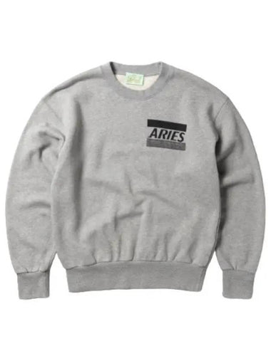 Aries Credit Card Sweatshirt Gray Mall - ARIES - BALAAN 1