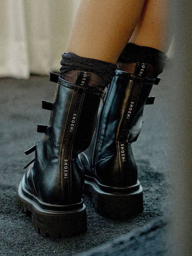 Luella belted walker boots black - SHOEHI - BALAAN 5