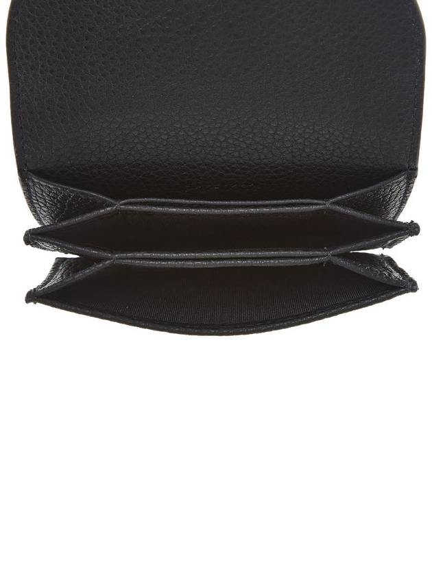 Gancini Compact Card Wallet Black - SALVATORE FERRAGAMO - BALAAN 11