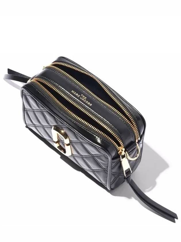 Soft Shot 21 Quilted Cross Bag Black - MARC JACOBS - BALAAN.