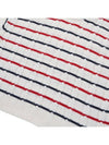 Striped Cashmere Knit Top White - MIU MIU - BALAAN 7