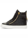 Croc Black Women's High Tops RW5006 - GIUSEPPE ZANOTTI - BALAAN 3