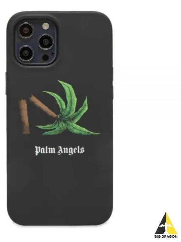 Broken Palm iPhone 12 Pro Max Phone Case Black - PALM ANGELS - BALAAN 2