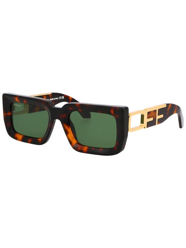 logo-embellished tortoiseshell-effect sunglasses - OFF WHITE - BALAAN 3