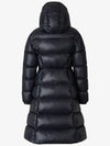 Selenga Logo Patch Long Down Padding Navy - MONCLER - BALAAN 4