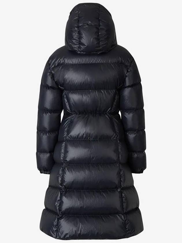 Selenga Logo Patch Long Down Padding Navy - MONCLER - BALAAN 4