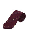 mens bee tie burgundy - GUCCI - BALAAN 3