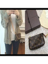 Monogram Mini Pochette Shoulder Bag Brown - LOUIS VUITTON - BALAAN 8