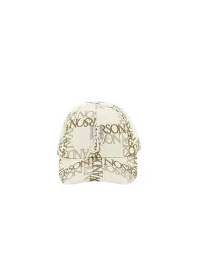 Embroidered Logo Jacquard Ball Cap Beige - JW ANDERSON - BALAAN 2