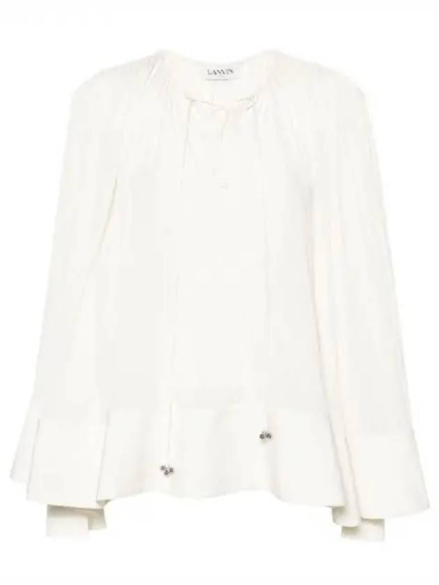 White ruffle blouse 271670 - LANVIN - BALAAN 1