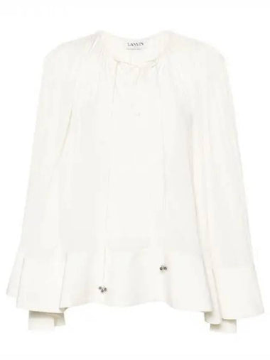 White ruffle blouse 271988 - LANVIN - BALAAN 1