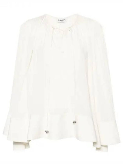 White ruffle blouse 270108 - LANVIN - BALAAN 1