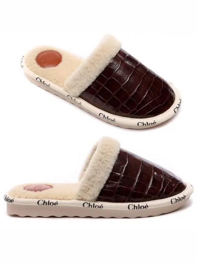 Women's Woody Slippers Brown - CHLOE - BALAAN 2