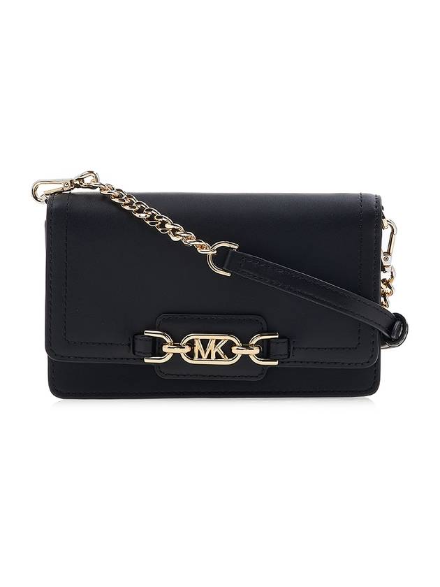 Heather Extra Small Leather Cross Bag Black - MICHAEL KORS - BALAAN 1