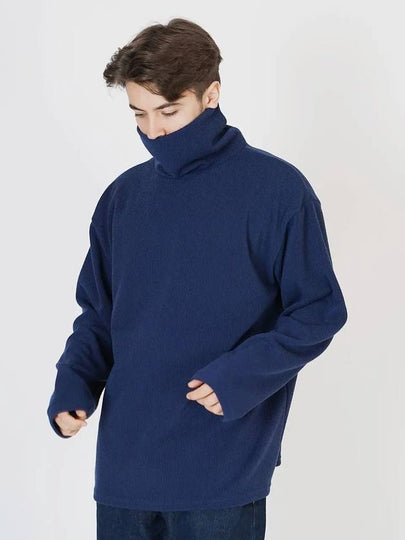 Wide Polar Neck Knit Blue - CHANCE'S NOI - BALAAN 2