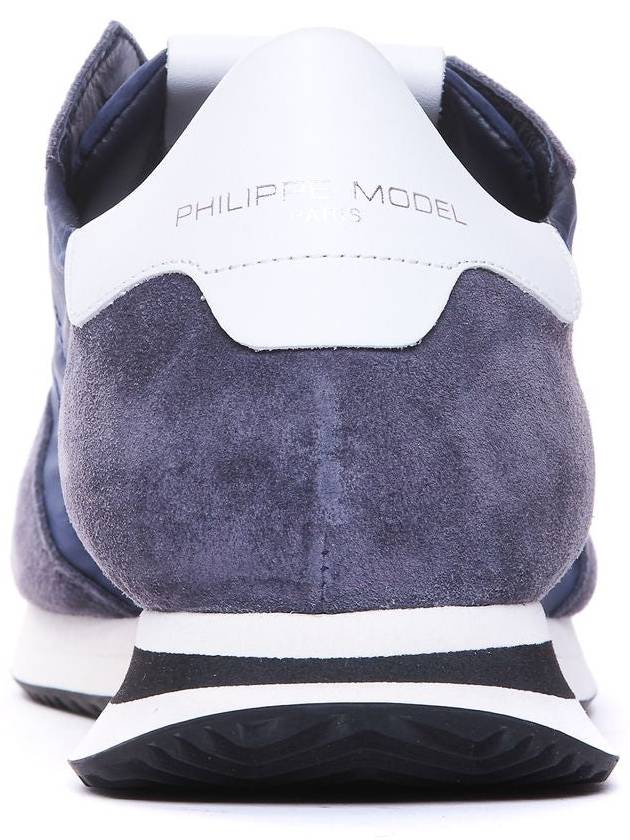 leather low top sneakers dark blue - PHILIPPE MODEL - BALAAN 4