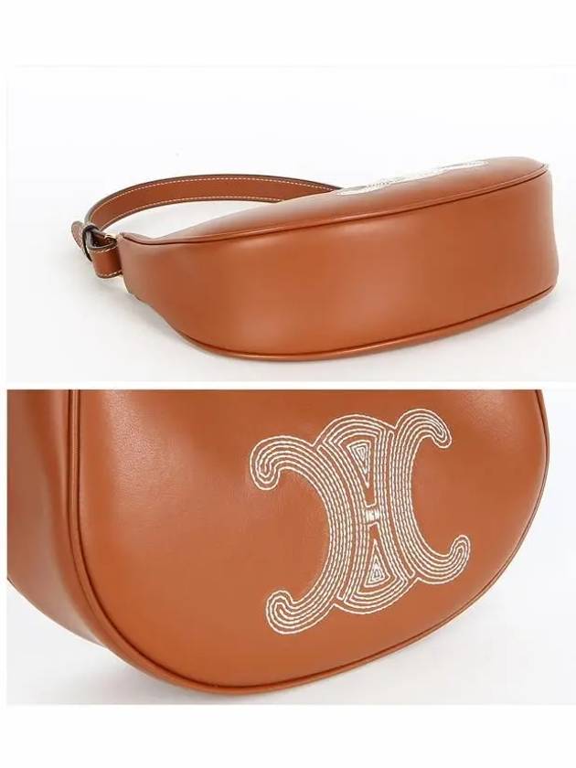 Triomphe Ava Shoulder Bag Tan - CELINE - BALAAN 5