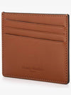 Stitched Two-tone Leather Card Wallet Brown Black - MAISON MARGIELA - BALAAN 6