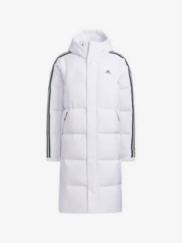 3S Long Down Padding Jacket White - ADIDAS - BALAAN 1