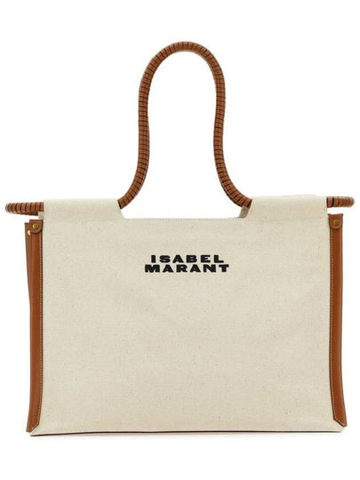 Toledo Canvas Tote Bag Neutral - ISABEL MARANT - BALAAN 2