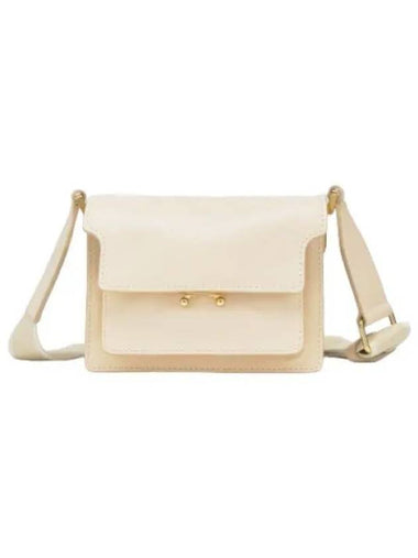 Trunk Soft Mini Shoulder Bag Shell - MARNI - BALAAN 1