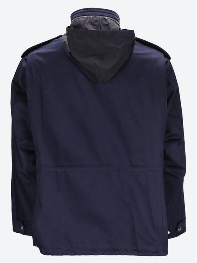 Pocket Patch Jacket Nautic Blue - AMI - BALAAN 3