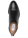 Vitello Caprether Cap Toe Oxford Black - THOM BROWNE - BALAAN 5