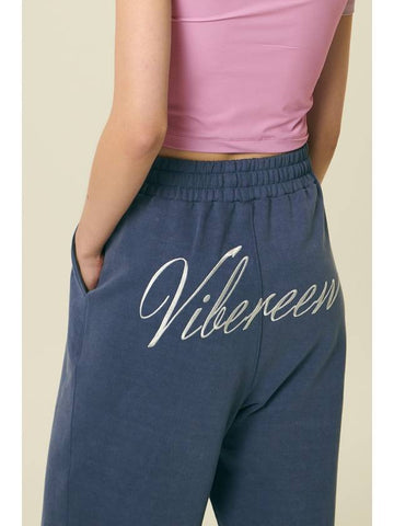 24 Women's Amber Pigment Embroidered Wide Pants - VIBEREEN - BALAAN 1