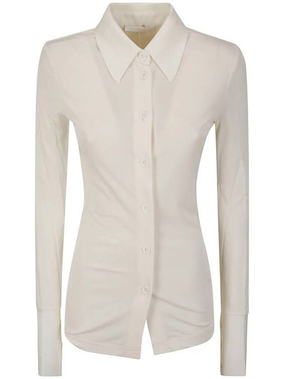 Slim Fit Jersey Shirt White - HELMUT LANG - BALAAN 2