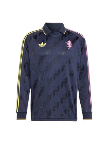 Juventus LFSTLR Jersey Long Sleeve T Shirt Legend Ink - ADIDAS - BALAAN 1