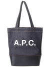 Logo Denim Axelle Tote Bag Navy - A.P.C. - BALAAN 2