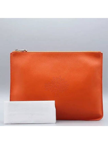 orange clutch bag - MULBERRY - BALAAN 1