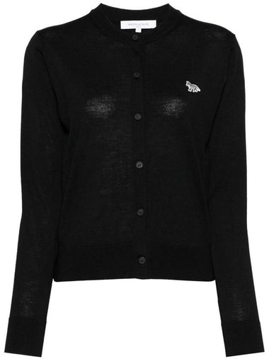 Maison Kitsuné Regular Patch Baby Fox Cardigan Clothing - MAISON KITSUNE - BALAAN 1