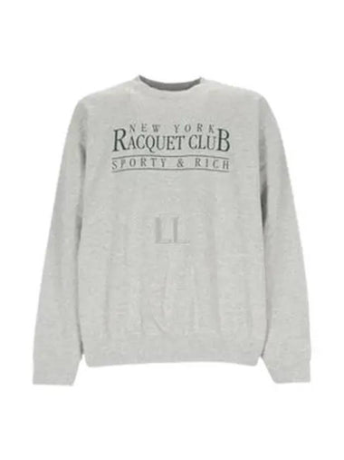 NY Racquet Club Sweatshirt Heather Gray C Low 2354HG - SPORTY & RICH - BALAAN 1