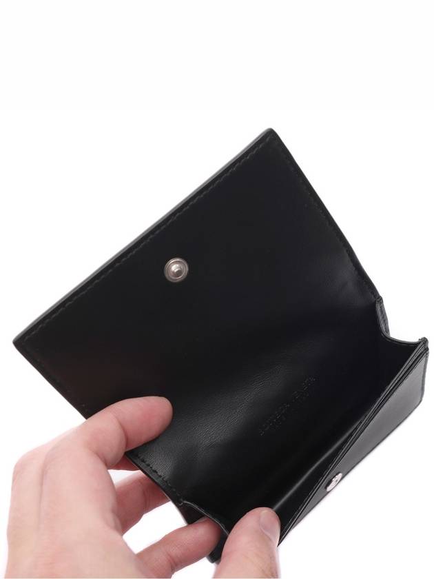 Intrecciato Card Wallet Black - BOTTEGA VENETA - BALAAN 7