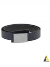 Oblique Buckle Reversible Leather Belt Black - DIOR - BALAAN 2