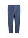 Compleat Straight Pants Blue - ISSEY MIYAKE - BALAAN 1