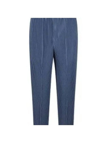 Compleat Straight Pants Blue - ISSEY MIYAKE - BALAAN 1