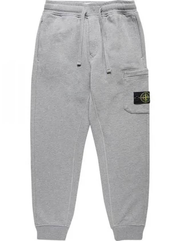 Cotton Fleece Cargo Track Pants Grey - STONE ISLAND - BALAAN 2