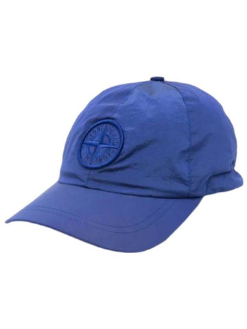 Nylon Metal Econyl Ball Cap Bright Blue - STONE ISLAND - BALAAN 1